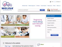 Tablet Screenshot of melisatest.com